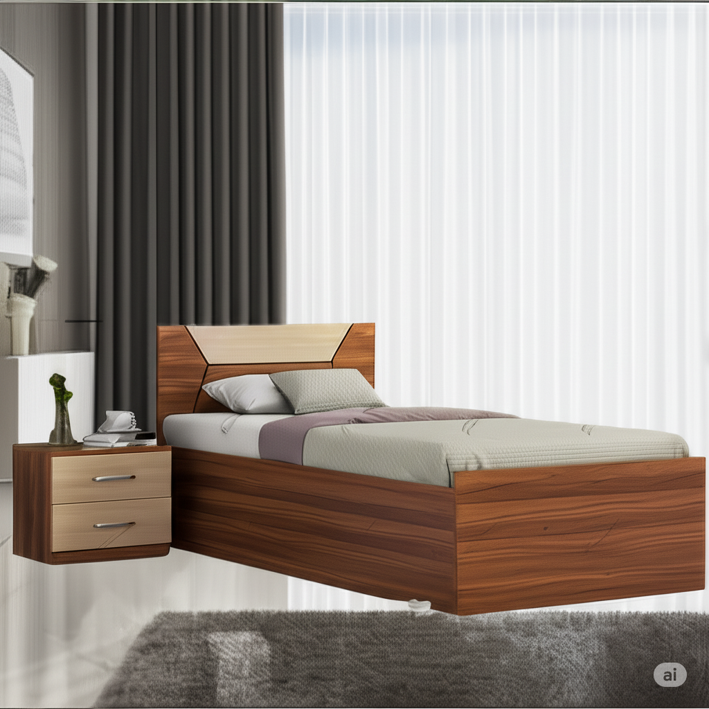 Modern single bed
